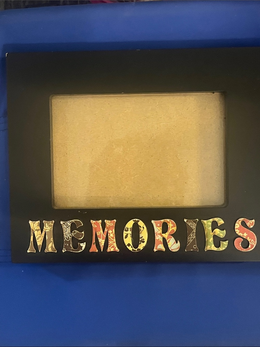 Black 'MEMORIES' Decorative Photo Frame